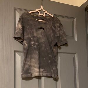 Levi's Black and Gray Tie-Dye Tee Size XS
